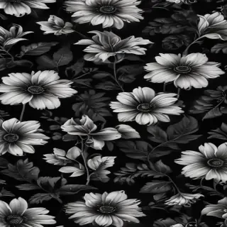 black wallpaper cute