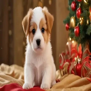 christmas puppy desktop backgrounds