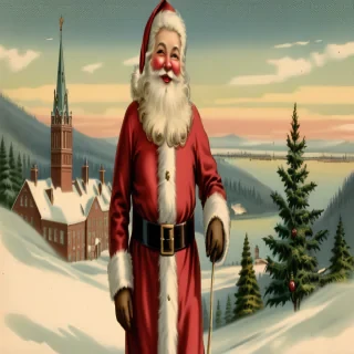 vintage santa image