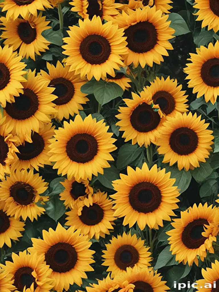 sunflower backgrounds aesthetic