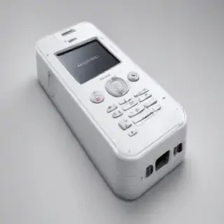 icon phone white