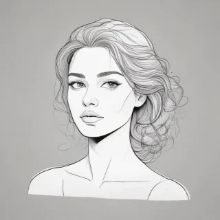 transparent line art
