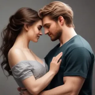 couple drawing poses