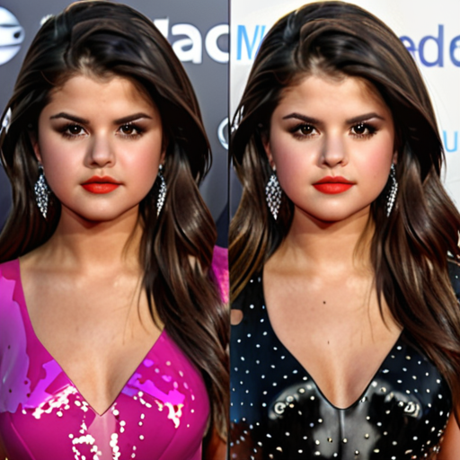 selena gomez face changed