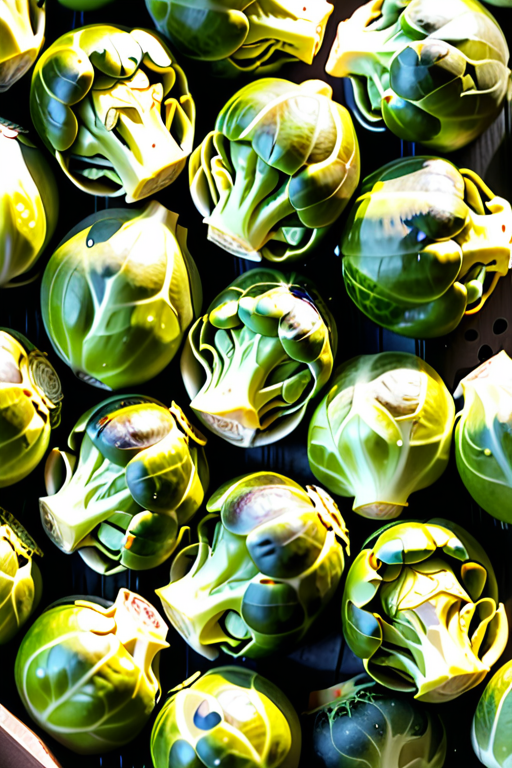 how many brussel sprouts in a pound