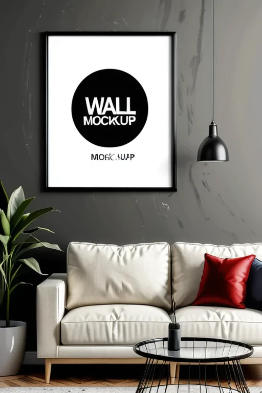 wall art mockup