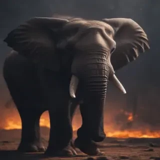 elephant silhouette
