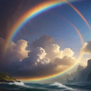 rainbow backround