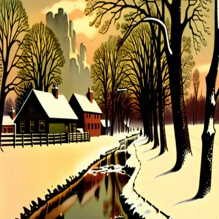 vintage winter pictures