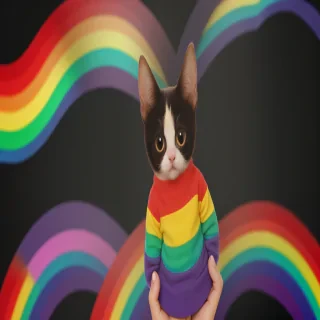 cute rainbow background