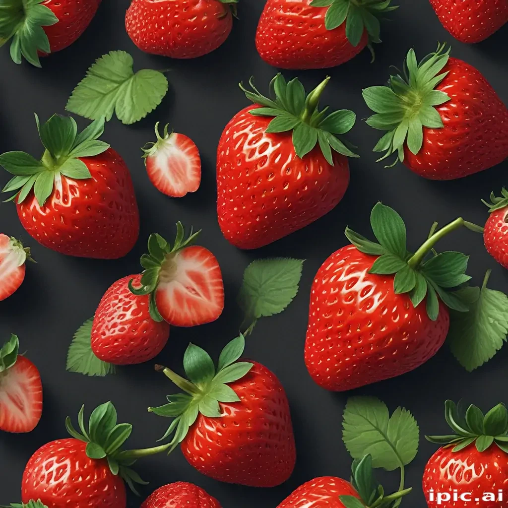 strawberry wallpaper iphone