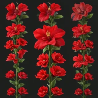 red flower png