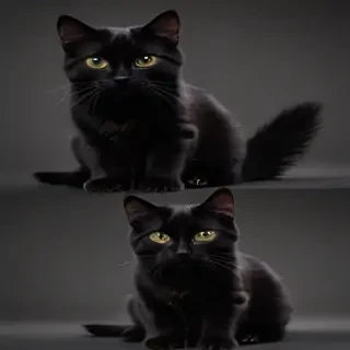 cute black cat wallpaper