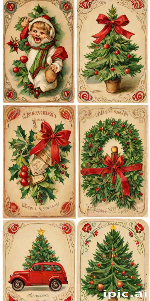 free vintage printables christmas