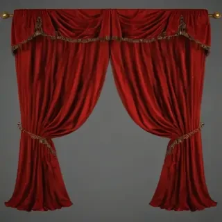 red curtain png