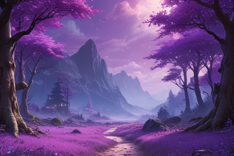 kawaii purple wallpaper