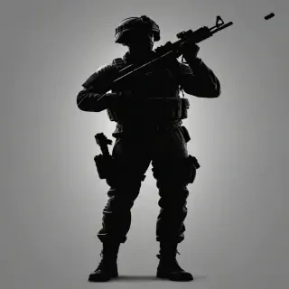 soldier silhouette png