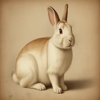 vintage rabbit images