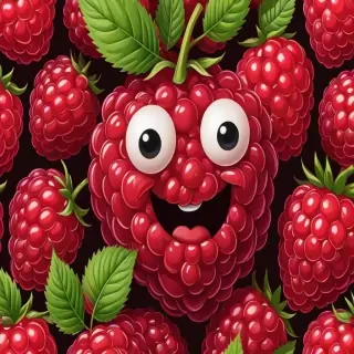 raspberry cartoon