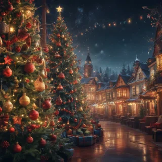 christmas aesthetic background