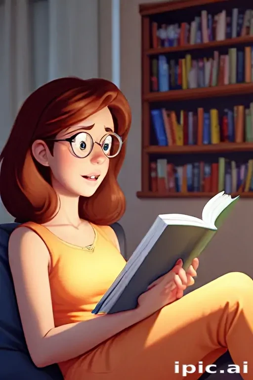 reading cartoon