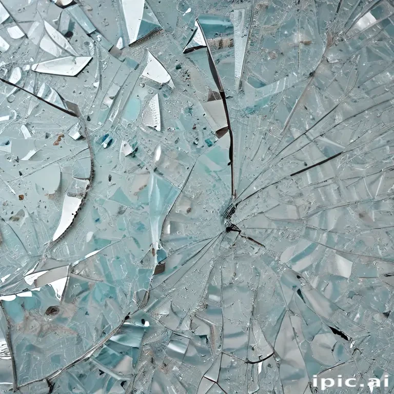 broken glass texture