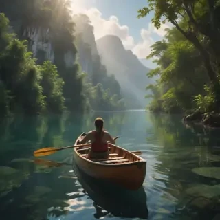 canoeing png