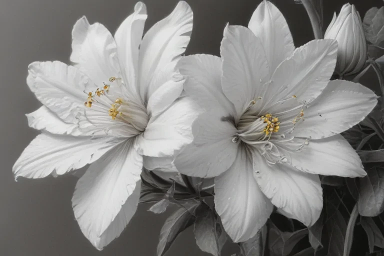 pencil drawing flowers