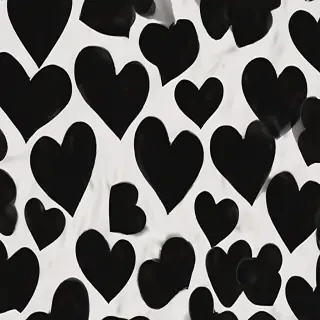 black heart aesthetic