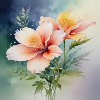 watercolor flower images
