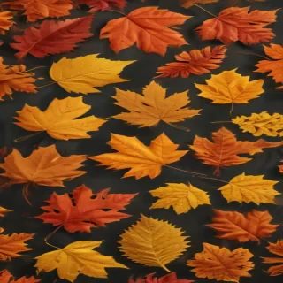 fall leaves png transparent