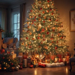 aesthetic christmas background