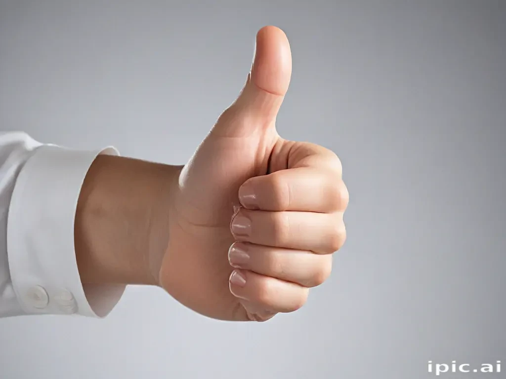 transparent thumbs up