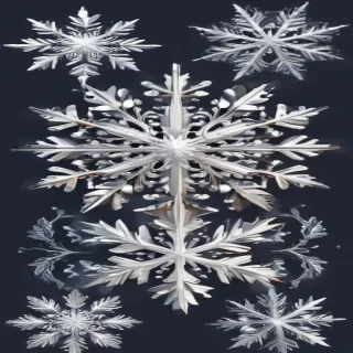 snowflake clipart free