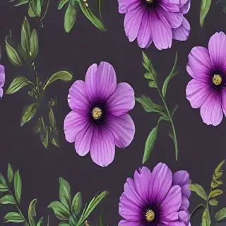 purple flowers png