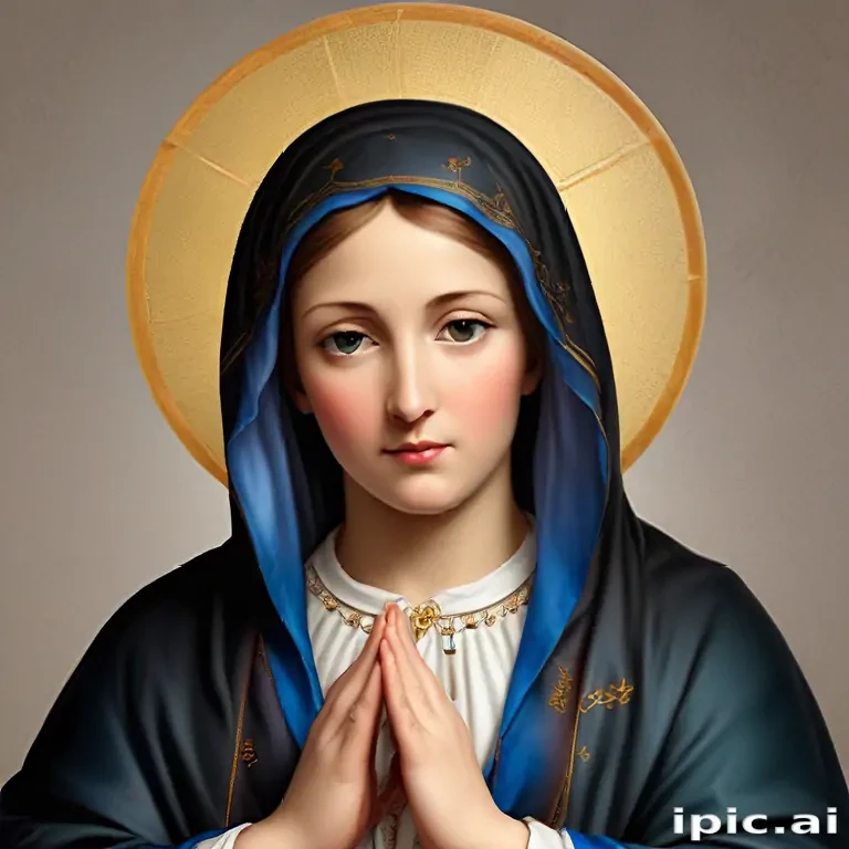 virgin mary clipart
