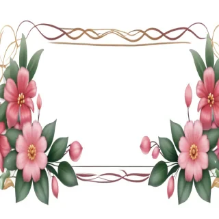 png flower border