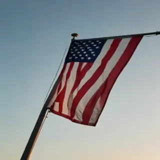 american flag aesthetic