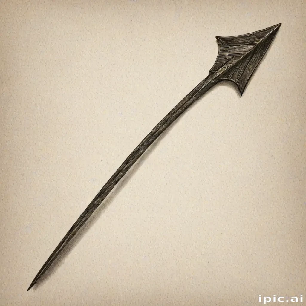 drawn arrow