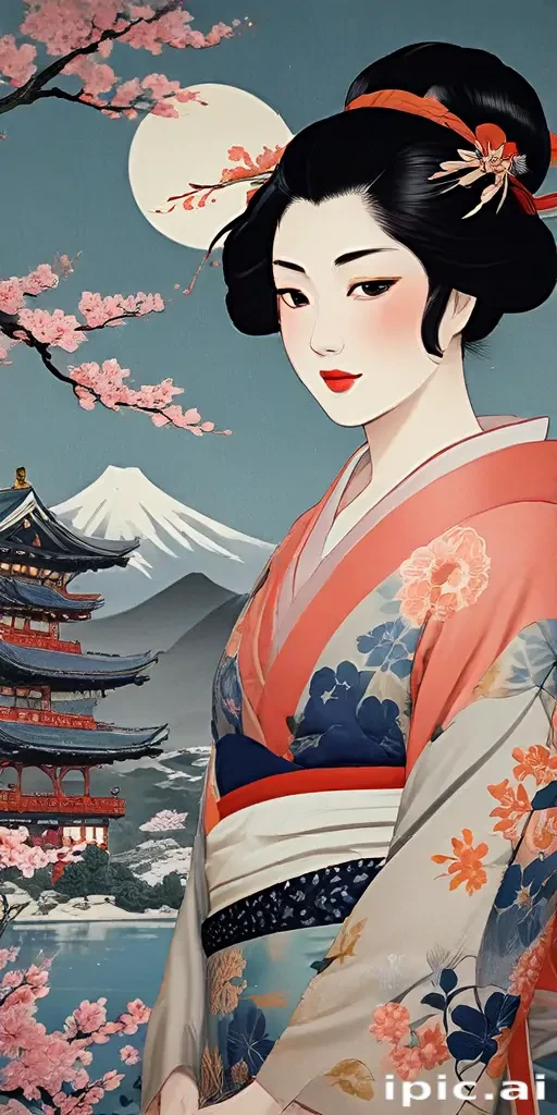 ukiyo e wallpaper