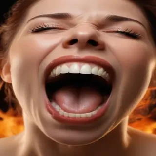 screaming background