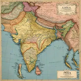 map of india