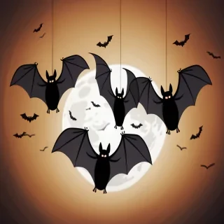 images of bats for halloween