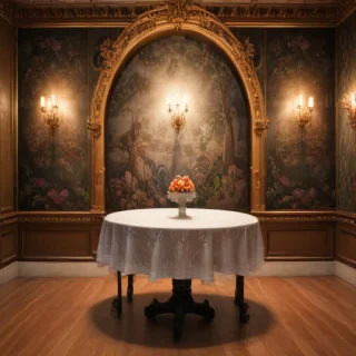 background with table