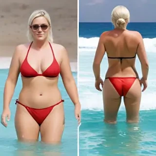 marine le pen bikini