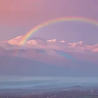 pastel rainbow