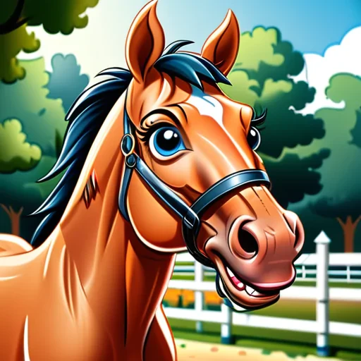 picture of horse cartoon