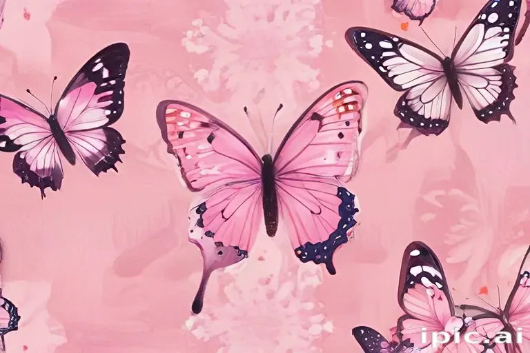 butterfly pink