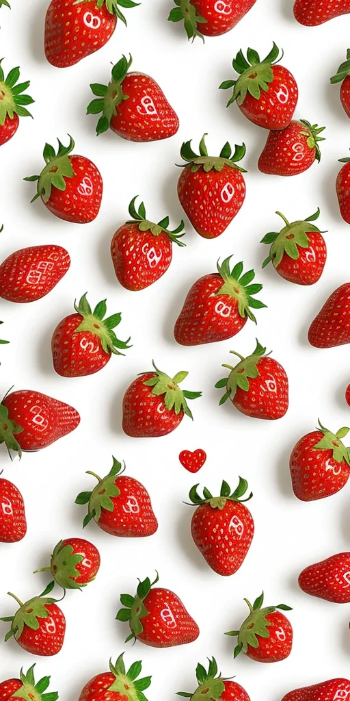 strawberry desktop background