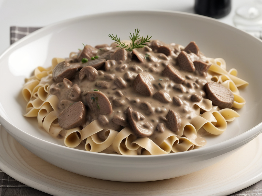 beef stroganoff recipe without mushrooms